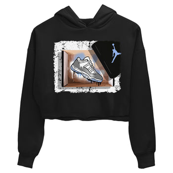 Air Jordan 11 White Cement Sneaker Match Tees New Kicks Sneaker Tees Jordan 11 Retro White Cement Sneaker Release Tees Women's Shirts Black 2