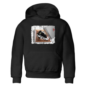 Air Jordan 13 Black Flint Sneaker Match Tees New Kicks Sneaker Tees Air Jordan 13 Retro Black Flint Tee Kids Shirts Black 2