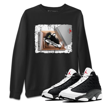 Air Jordan 13 Black Flint Sneaker Match Tees New Kicks Sneaker Tees Air Jordan 13 Retro Black Flint Tee Unisex Shirts Black 1