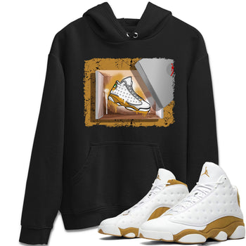 Air Jordan 13 Retro Wheat shirt to match jordans New Kicks sneaker tees Air Jordan 13 Wheat SNRT Sneaker Release Tees Unisex Black 1 T-Shirt