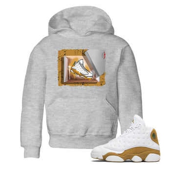 Air Jordan 13 Retro Wheat shirt to match jordans New Kicks sneaker tees Air Jordan 13 Wheat SNRT Sneaker Release Tees Baby Toddler Heather Grey 1 T-Shirt