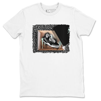 3s Green Glow shirt to match jordans New Kicks sneaker tees Air Jordan 3 Retro Green Glow SNRT Sneaker Release Tees unisex cotton White 2 crew neck shirt