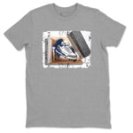 AJ3 Midnight Navy shirt to match jordans New Kicks sneaker tees 3s Midnight Navy SNRT sneaker release Tees unisex cotton Heather Grey 2 crew neck shirt