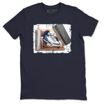 AJ3 Midnight Navy shirt to match jordans New Kicks sneaker tees 3s Midnight Navy SNRT sneaker release Tees unisex cotton Navy 2 crew neck shirt