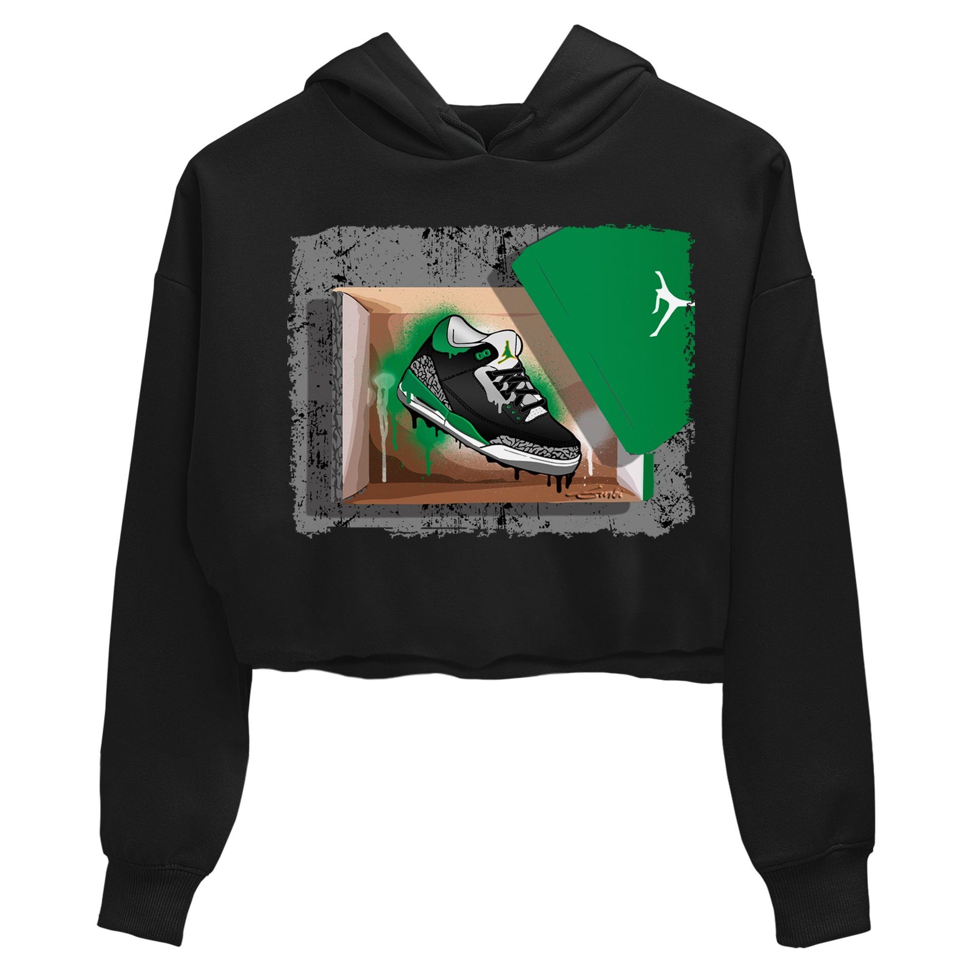 Jordan 3 Pine Green Sneaker Match Tees New Kicks Sneaker Tees Jordan 3 Pine Green Sneaker Release Tees Women's Shirts