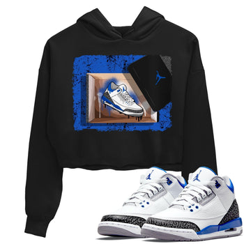 Jordan 3 Racer Blue Sneaker Match Tees New Kicks Sneaker Tees Jordan 3 Racer Blue Sneaker Release Tees Women's Shirts