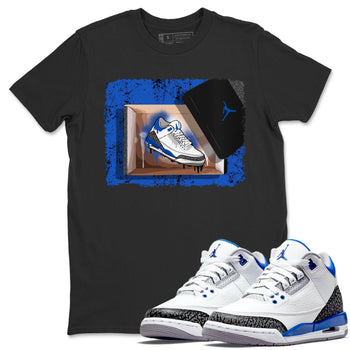 Jordan 3 Racer Blue Sneaker Match Tees New Kicks Sneaker Tees Jordan 3 Racer Blue Sneaker Release Tees Unisex Shirts
