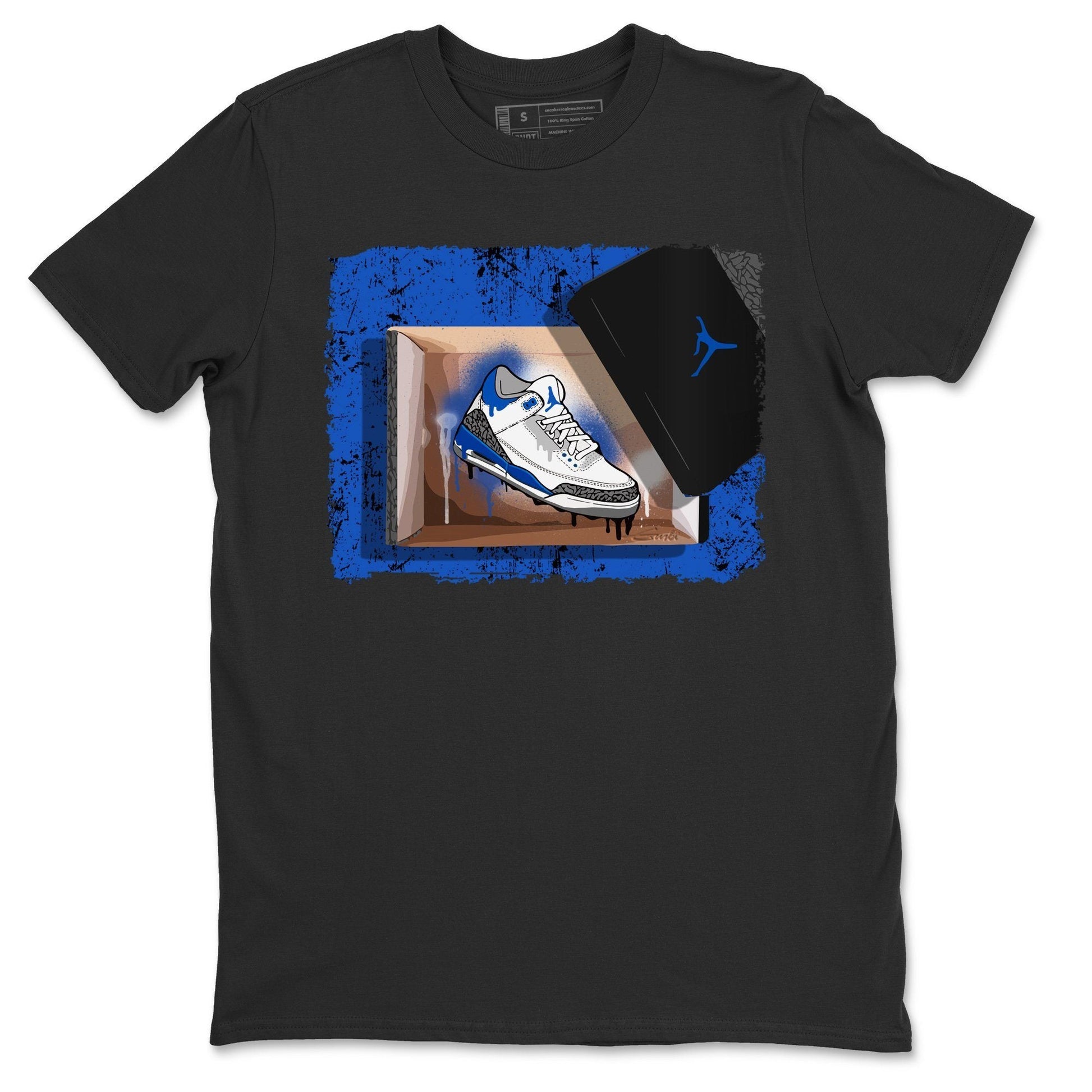 Jordan 3 Racer Blue Sneaker Match Tees New Kicks Sneaker Tees Jordan 3 Racer Blue Sneaker Release Tees Unisex Shirts