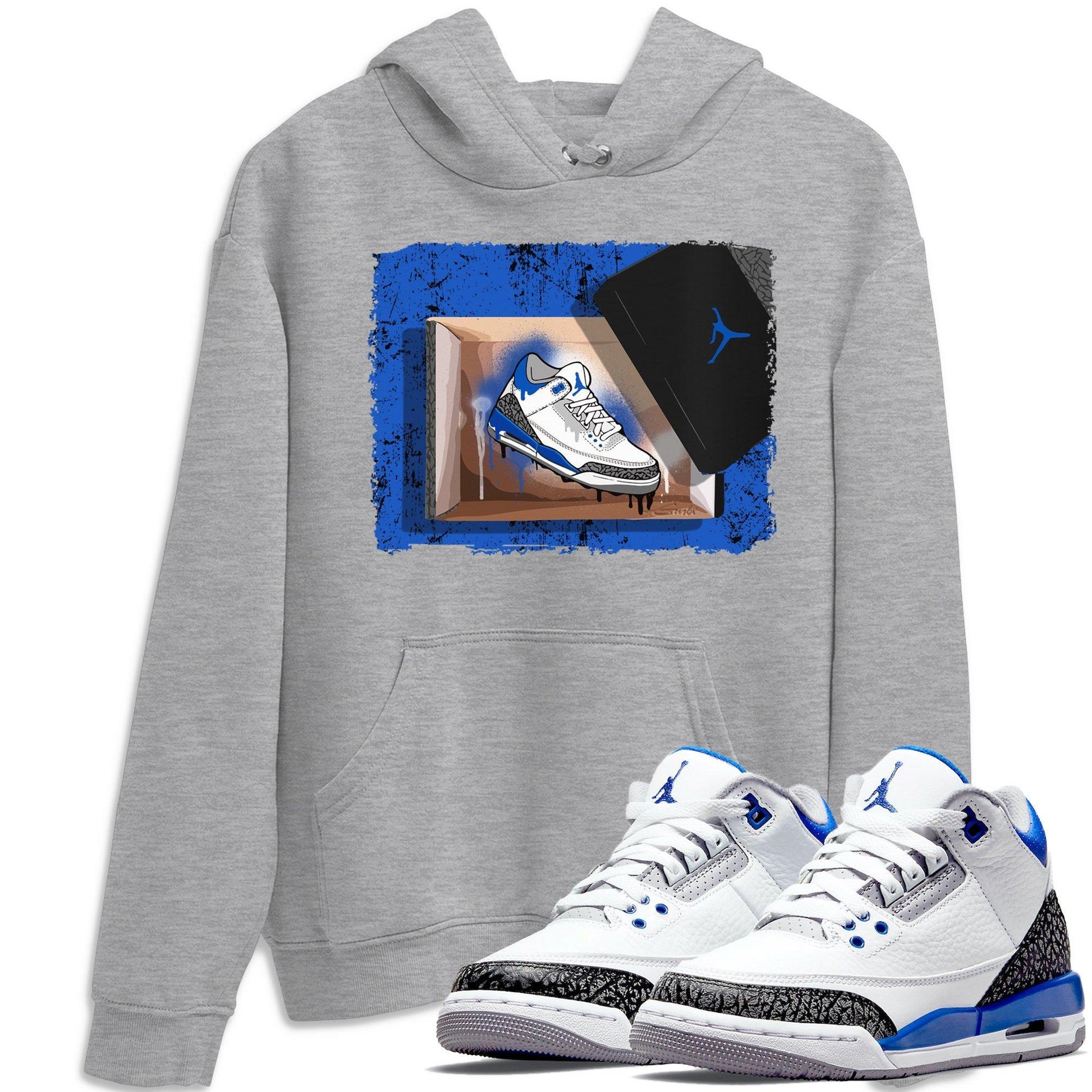 Jordan 3 Racer Blue Sneaker Match Tees New Kicks Sneaker Tees Jordan 3 Racer Blue Sneaker Release Tees Unisex Shirts