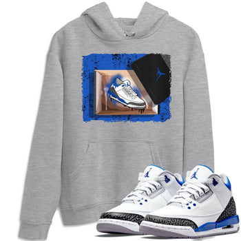Jordan 3 Racer Blue Sneaker Match Tees New Kicks Sneaker Tees Jordan 3 Racer Blue Sneaker Release Tees Unisex Shirts