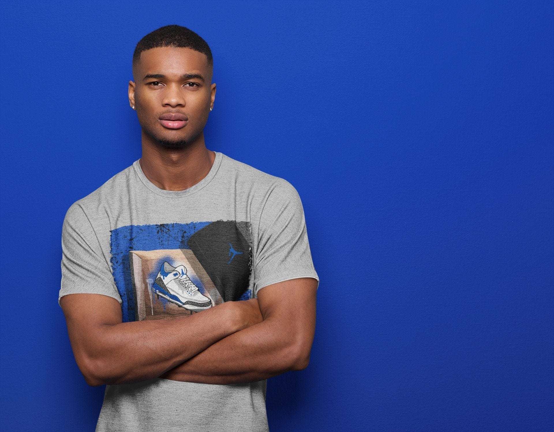 Jordan 3 Racer Blue Sneaker Match Tees New Kicks Sneaker Tees Jordan 3 Racer Blue Sneaker Release Tees Unisex Shirts