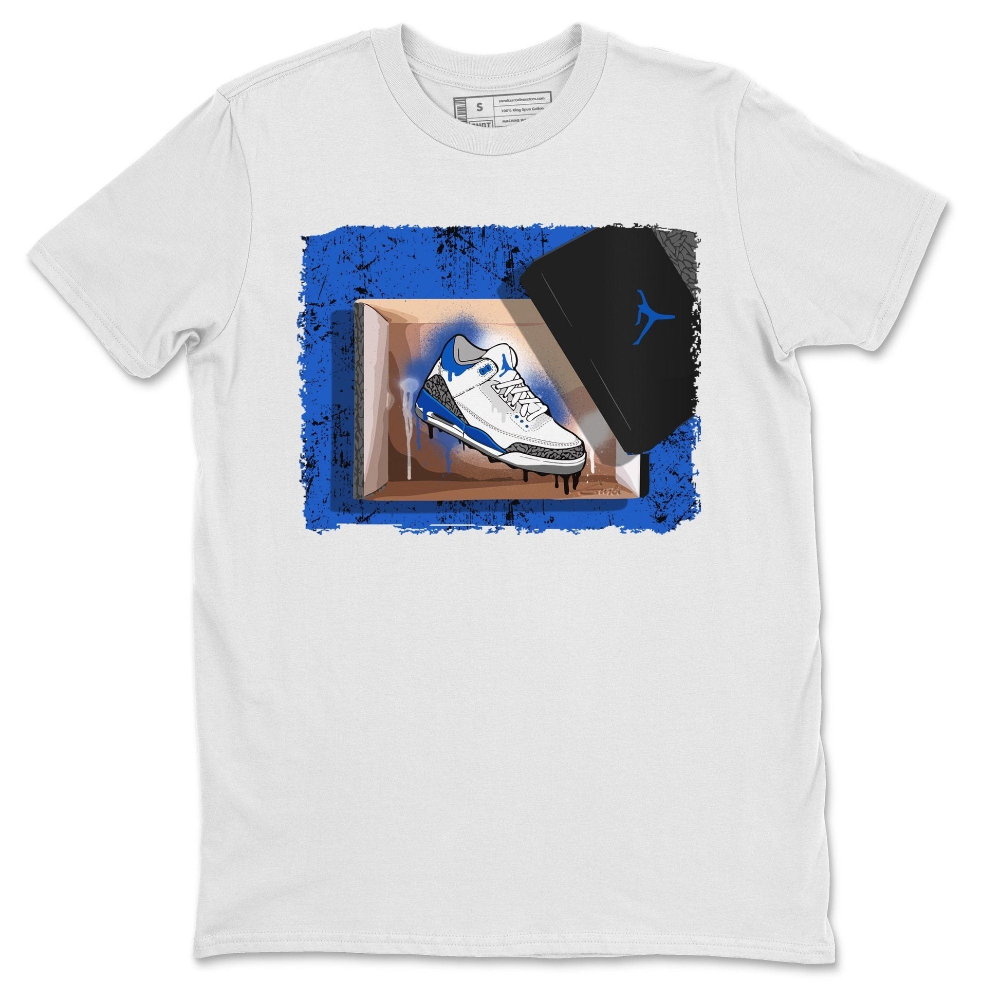 Jordan 3 Racer Blue Sneaker Match Tees New Kicks Sneaker Tees Jordan 3 Racer Blue Sneaker Release Tees Unisex Shirts