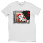 Air Jordan 3 White Cement Sneaker Match Tees New Kicks Sneaker Tees Air Jordan 3 Retro White Cement Sneaker Release Tees Unisex Shirts White 2