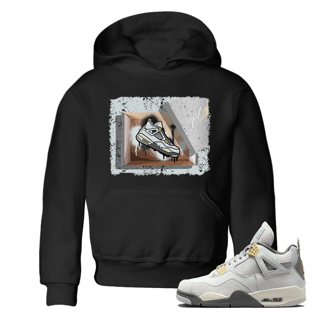 Jordan 4 Craft Sneaker Match Tees New Kicks Sneaker Tees Jordan 4 Craft Sneaker Release Tees Kids Shirts
