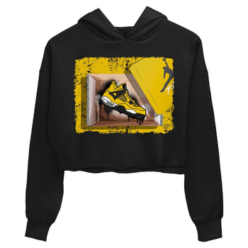 Jordan 4 Lightning Sneaker Match Tees New Kicks Sneaker Tees Jordan 4 Lightning Sneaker Release Tees Women's Shirts