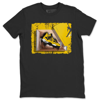 Jordan 4 Lightning Sneaker Match Tees New Kicks Sneaker Tees Jordan 4 Lightning Sneaker Release Tees Unisex Shirts