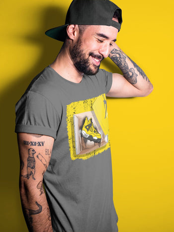 Jordan 4 Lightning Sneaker Match Tees New Kicks Sneaker Tees Jordan 4 Lightning Sneaker Release Tees Unisex Shirts