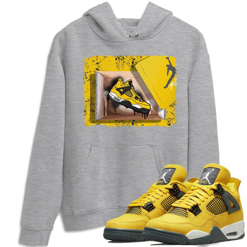 Jordan 4 Lightning Sneaker Match Tees New Kicks Sneaker Tees Jordan 4 Lightning Sneaker Release Tees Unisex Shirts