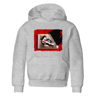 Air Jordan 4 Red Cement shirt to match jordans New Kicks sneaker tees Red Cement 4s SNRT Sneaker Release Tees Baby Toddler Heather Grey 2 T-Shirt