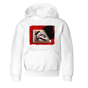 Air Jordan 4 Red Cement shirt to match jordans New Kicks sneaker tees Red Cement 4s SNRT Sneaker Release Tees Baby Toddler White 2 T-Shirt
