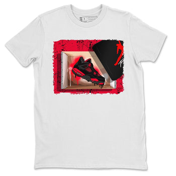 Jordan 4 Red Thunder Sneaker Match Tees New Kicks Sneaker Tees Jordan 4 Red Thunder Sneaker Release Tees Unisex Shirts