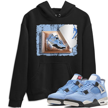 Jordan 4 University Blue Sneaker Match Tees New Kicks Sneaker Tees Jordan 4 University Blue Sneaker Release Tees Unisex Shirts