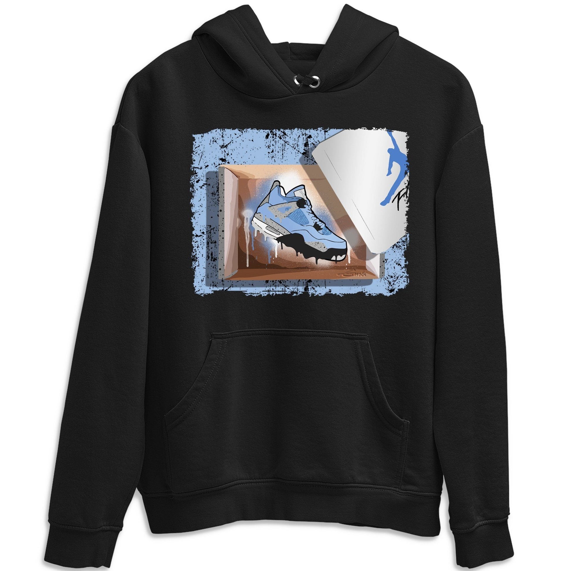 Jordan 4 University Blue Sneaker Match Tees New Kicks Sneaker Tees Jordan 4 University Blue Sneaker Release Tees Unisex Shirts