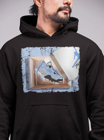 Jordan 4 University Blue Sneaker Match Tees New Kicks Sneaker Tees Jordan 4 University Blue Sneaker Release Tees Unisex Shirts