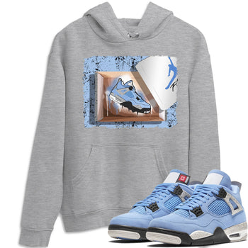 Jordan 4 University Blue Sneaker Match Tees New Kicks Sneaker Tees Jordan 4 University Blue Sneaker Release Tees Unisex Shirts