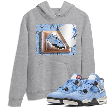 Jordan 4 University Blue Sneaker Match Tees New Kicks Sneaker Tees Jordan 4 University Blue Sneaker Release Tees Unisex Shirts