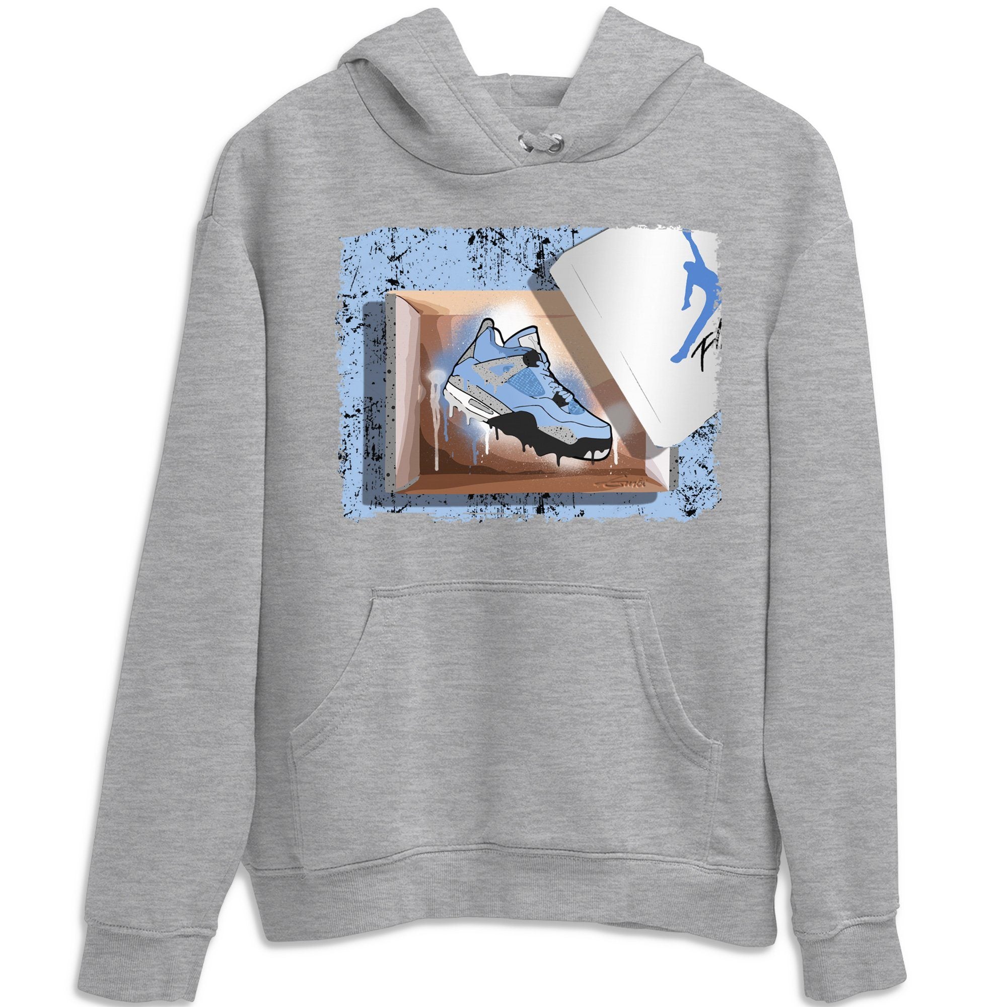 Jordan 4 University Blue Sneaker Match Tees New Kicks Sneaker Tees Jordan 4 University Blue Sneaker Release Tees Unisex Shirts
