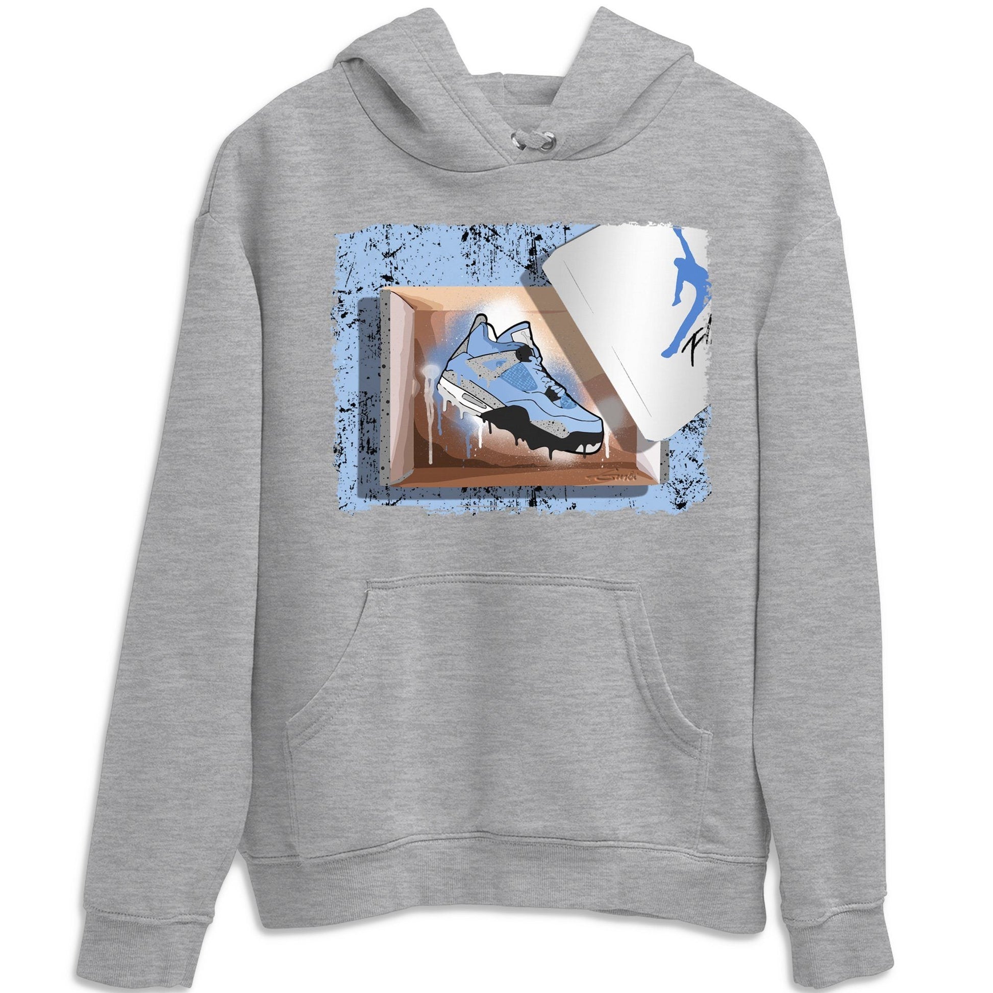 Jordan 4 University Blue Sneaker Match Tees New Kicks Sneaker Tees Jordan 4 University Blue Sneaker Release Tees Unisex Shirts