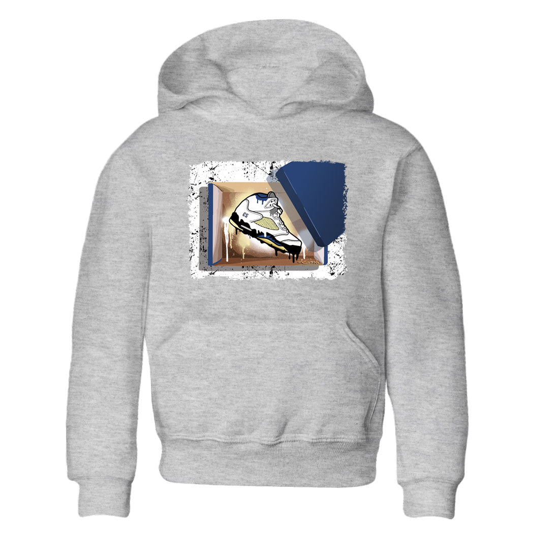 Air Jordan 5 A Ma Maniere x Dawn shirt to match jordans New Kicks sneaker tees Air Jordan 5 A Ma Maniere x Photon Dust SNRT Sneaker Tees Sneaker Matching Shirt Baby Toddler Heather Grey 2 T-Shirt