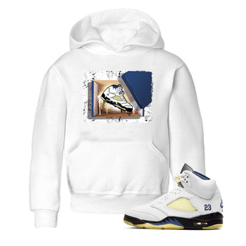 Air Jordan 5 A Ma Maniere x Dawn shirt to match jordans New Kicks sneaker tees Air Jordan 5 A Ma Maniere x Photon Dust SNRT Sneaker Tees Sneaker Matching Shirt Baby Toddler White 1 T-Shirt
