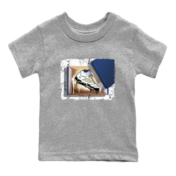 Air Jordan 5 A Ma Maniere x Dawn shirt to match jordans New Kicks sneaker tees Air Jordan 5 A Ma Maniere x Photon Dust SNRT Sneaker Tees Sneaker Matching Shirt Baby Toddler Heather Grey 2 T-Shirt