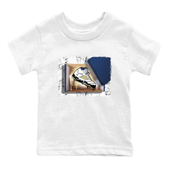 Air Jordan 5 A Ma Maniere x Dawn shirt to match jordans New Kicks sneaker tees Air Jordan 5 A Ma Maniere x Photon Dust SNRT Sneaker Tees Sneaker Matching Shirt Baby Toddler White 2 T-Shirt