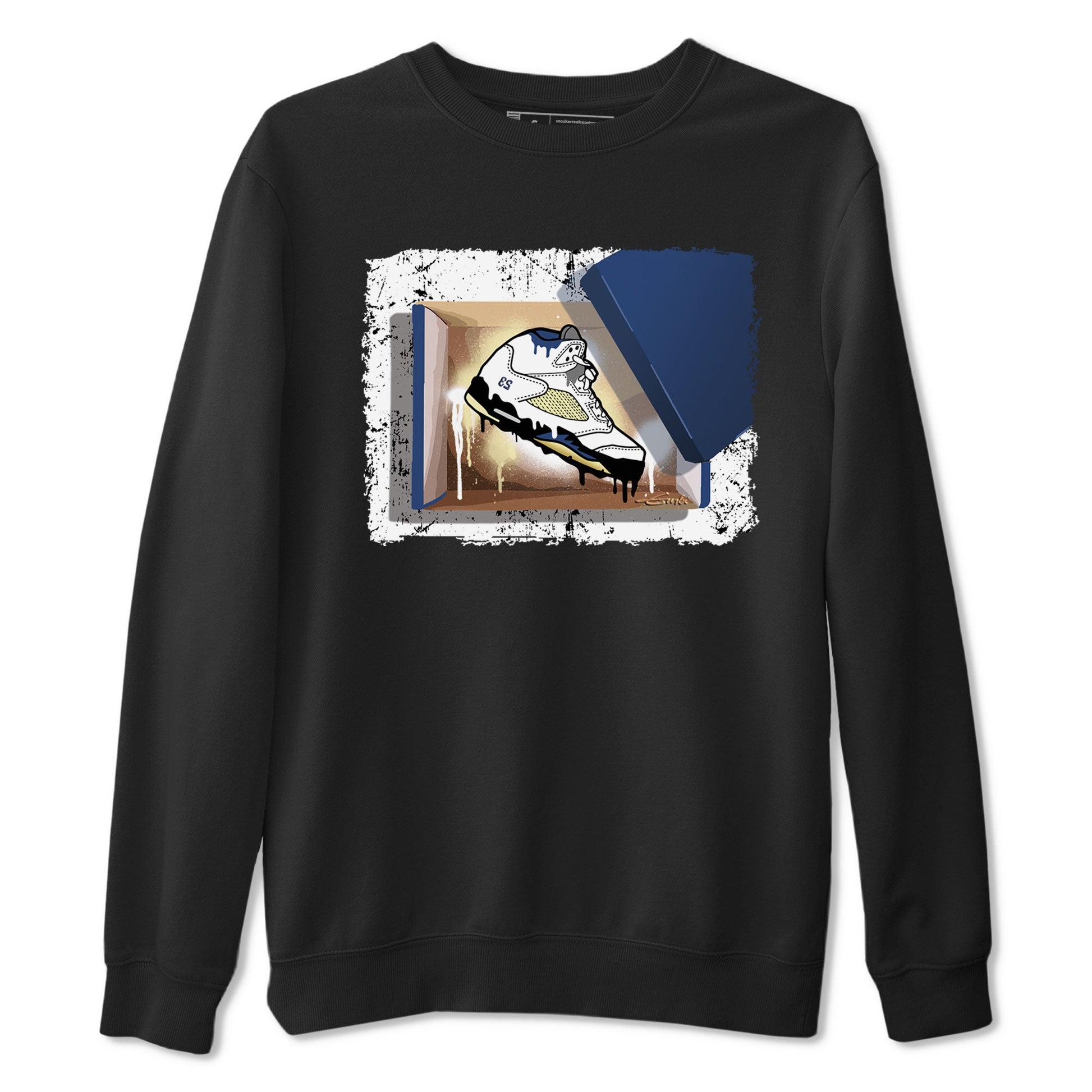 Air Jordan 5 A Ma Maniere x Dawn shirt to match jordans New Kicks sneaker tees Air Jordan 5 A Ma Maniere x Photon Dust SNRT Sneaker Tees Sneaker Matching Shirt Unisex Black 2 T-Shirt