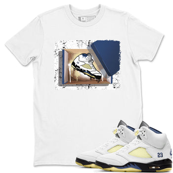 Air Jordan 5 A Ma Maniere x Dawn shirt to match jordans New Kicks sneaker tees Air Jordan 5 A Ma Maniere x Photon Dust SNRT Sneaker Tees Sneaker Matching Shirt Unisex White 1 T-Shirt