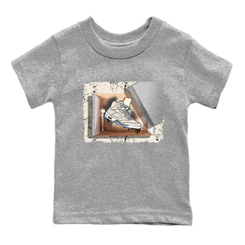 Air Jordan 5 Craft Sneaker Match Tees New Kicks Sneaker Tees Air Jordan 5 Craft Shirt Kids Shirts Heather Grey 2