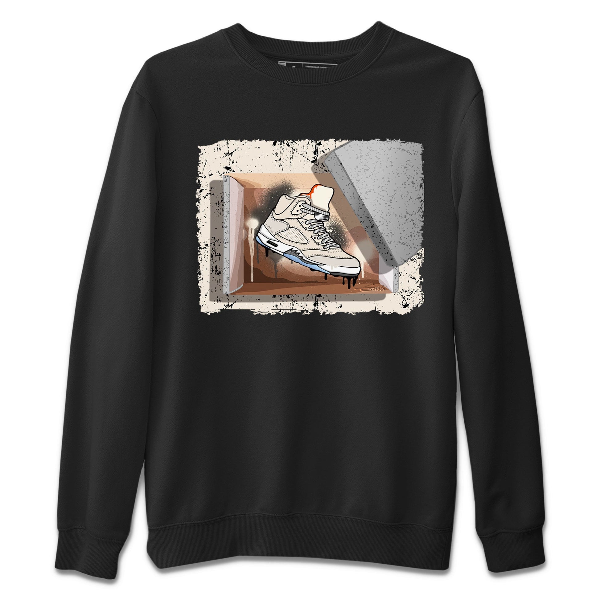 Air Jordan 5 Craft Sneaker Match Tees New Kicks Sneaker Tees Air Jordan 5 Craft Shirt Unisex Shirts Black 2