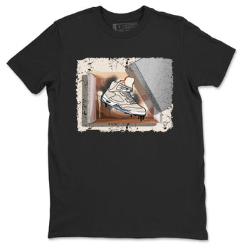 Air Jordan 5 Craft Sneaker Match Tees New Kicks Sneaker Tees Air Jordan 5 Craft Shirt Unisex Shirts Black 2