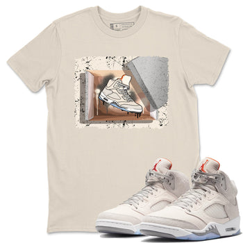Air Jordan 5 Craft Sneaker Match Tees New Kicks Sneaker Tees Air Jordan 5 Craft Shirt Unisex Shirts Natural 1