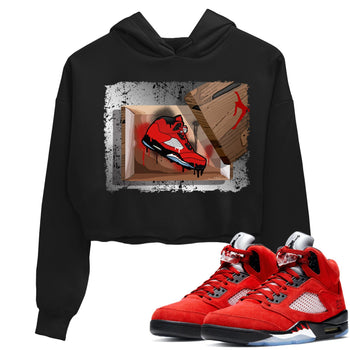 Jordan 5 Raging Bull Sneaker Match Tees New Kicks Sneaker Tees Jordan 5 Raging Bull Sneaker Release Tees Women's Shirts