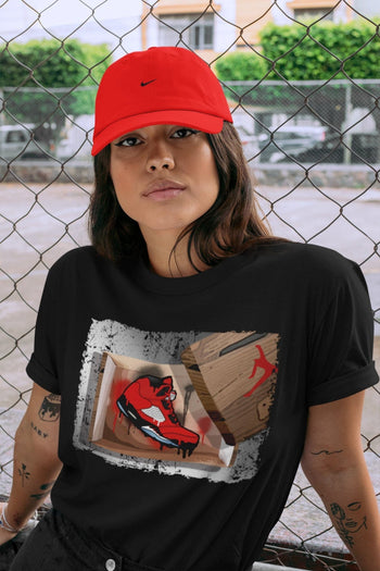 Jordan 5 Raging Bull Sneaker Match Tees New Kicks Sneaker Tees Jordan 5 Raging Bull Sneaker Release Tees Unisex Shirts