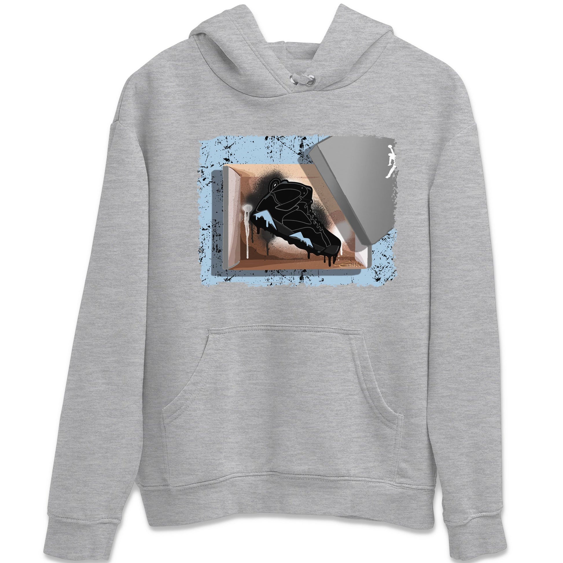 Air Jordan 7 Chambray Sneaker Match Tees New Kicks 7s Chambray T-Shirt Sneaker Release Tees Unisex Shirts Heather Grey 2