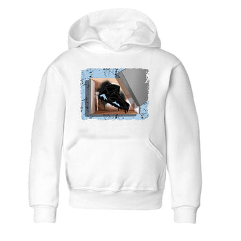 Air Jordan 7 Chambray Sneaker Match Tees New Kicks 7s Chambray T-Shirt Sneaker Release Tees Kids Shirts White 2