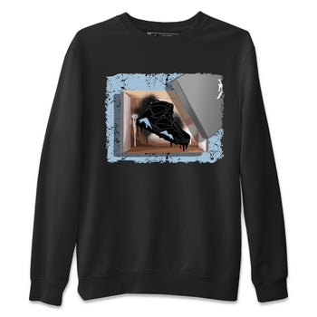 Air Jordan 7 Chambray Sneaker Match Tees New Kicks 7s Chambray T-Shirt Sneaker Release Tees Unisex Shirts Black 2