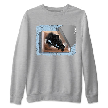 Air Jordan 7 Chambray Sneaker Match Tees New Kicks 7s Chambray T-Shirt Sneaker Release Tees Unisex Shirts Heather Grey 2