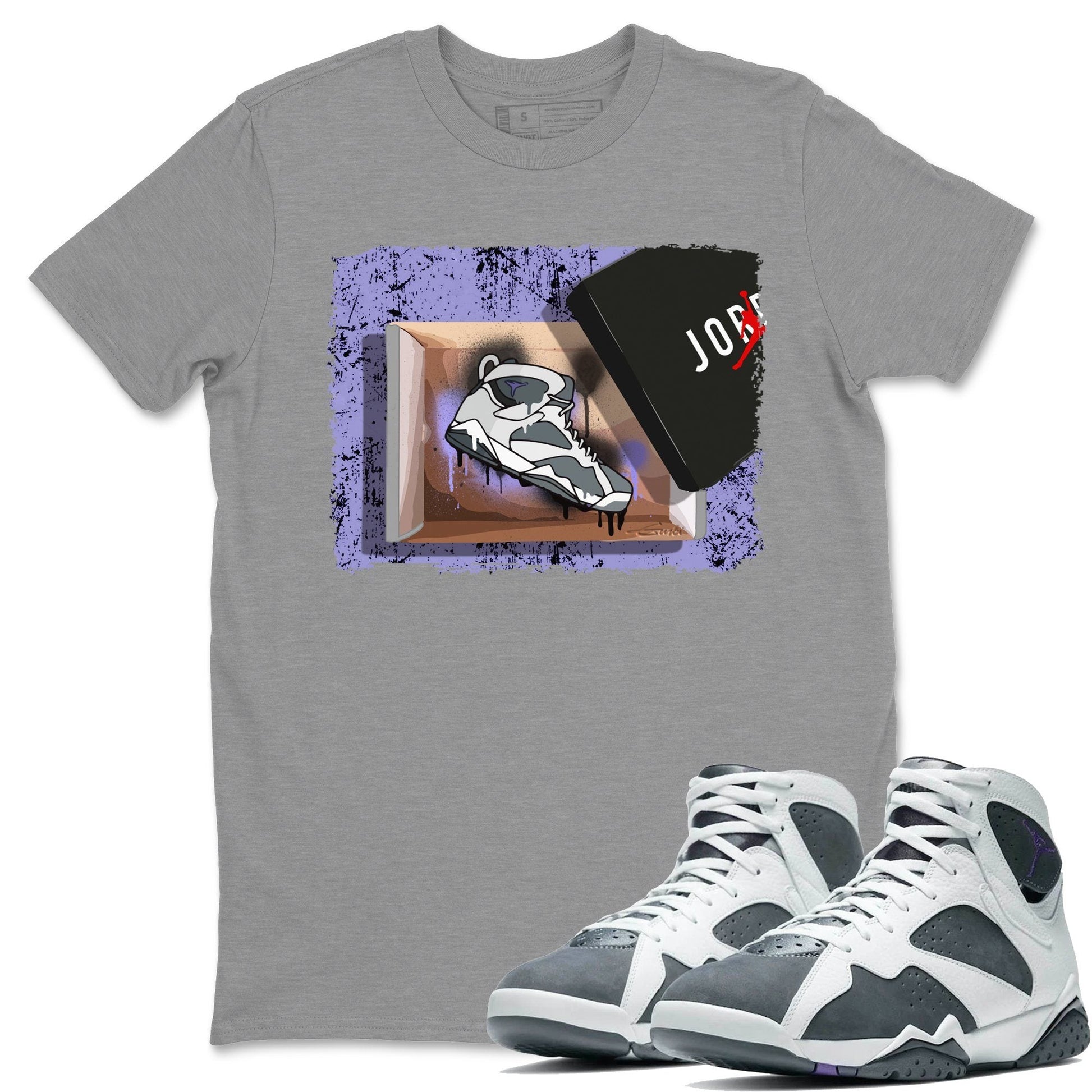 Jordan 7 Flint Sneaker Match Tees New Kicks Sneaker Tees Jordan 7 Flint Sneaker Release Tees Unisex Shirts