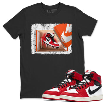 Jordan 1 Chicago Sneaker Match Tees New Kicks Sneaker Tees Jordan 1 Chicago Sneaker Release Tees Unisex Shirts